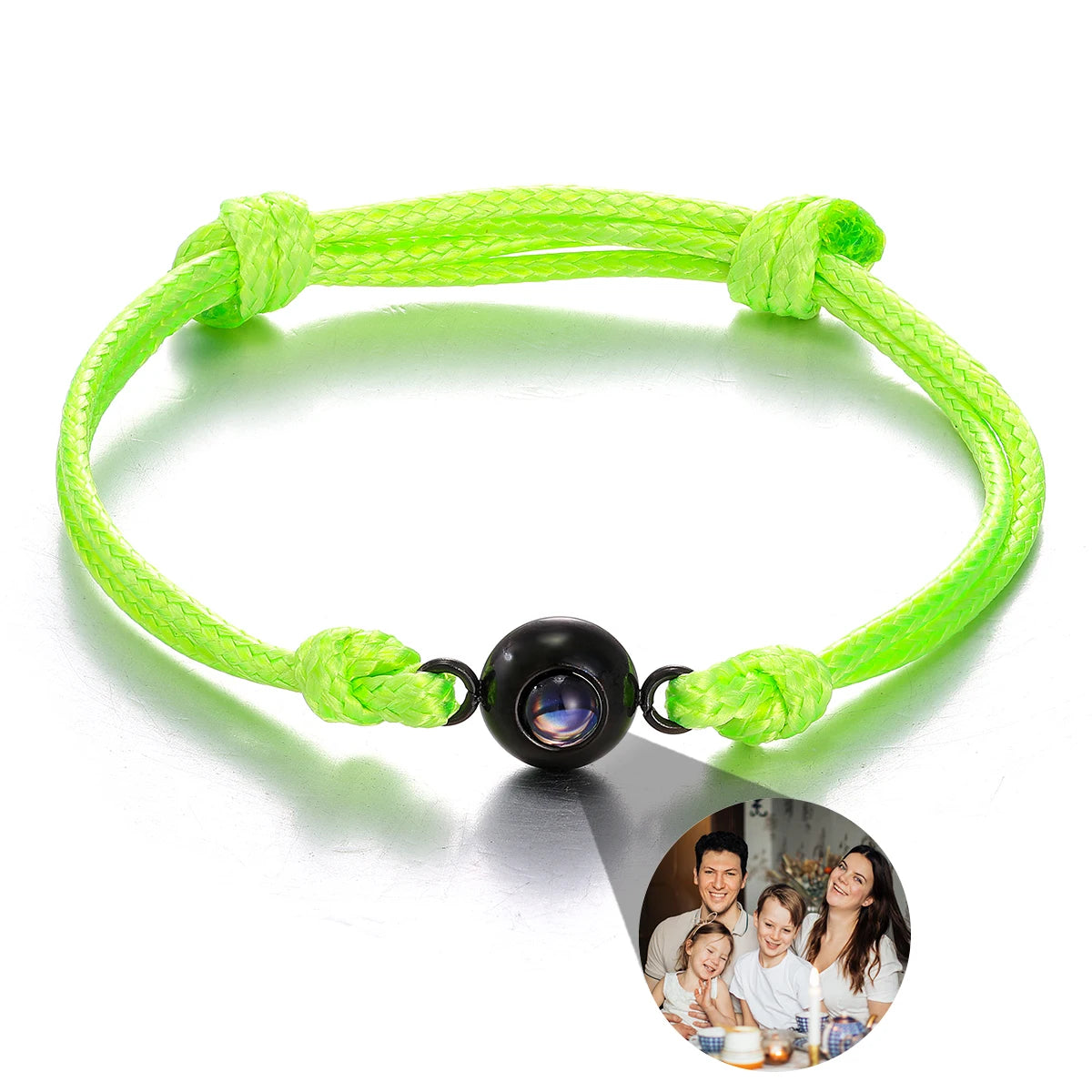 Pulsera con foto de proyección