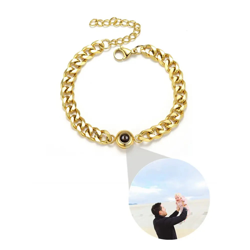 Brazalete con foto de proyección personalizada
