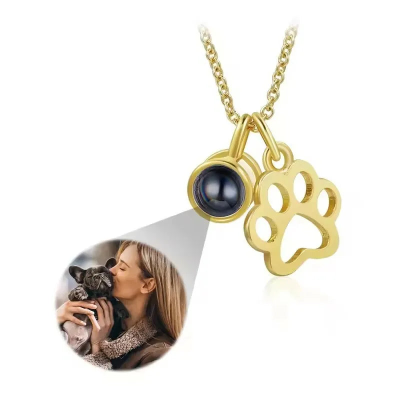 Collar con Foto Pet Love Huellas