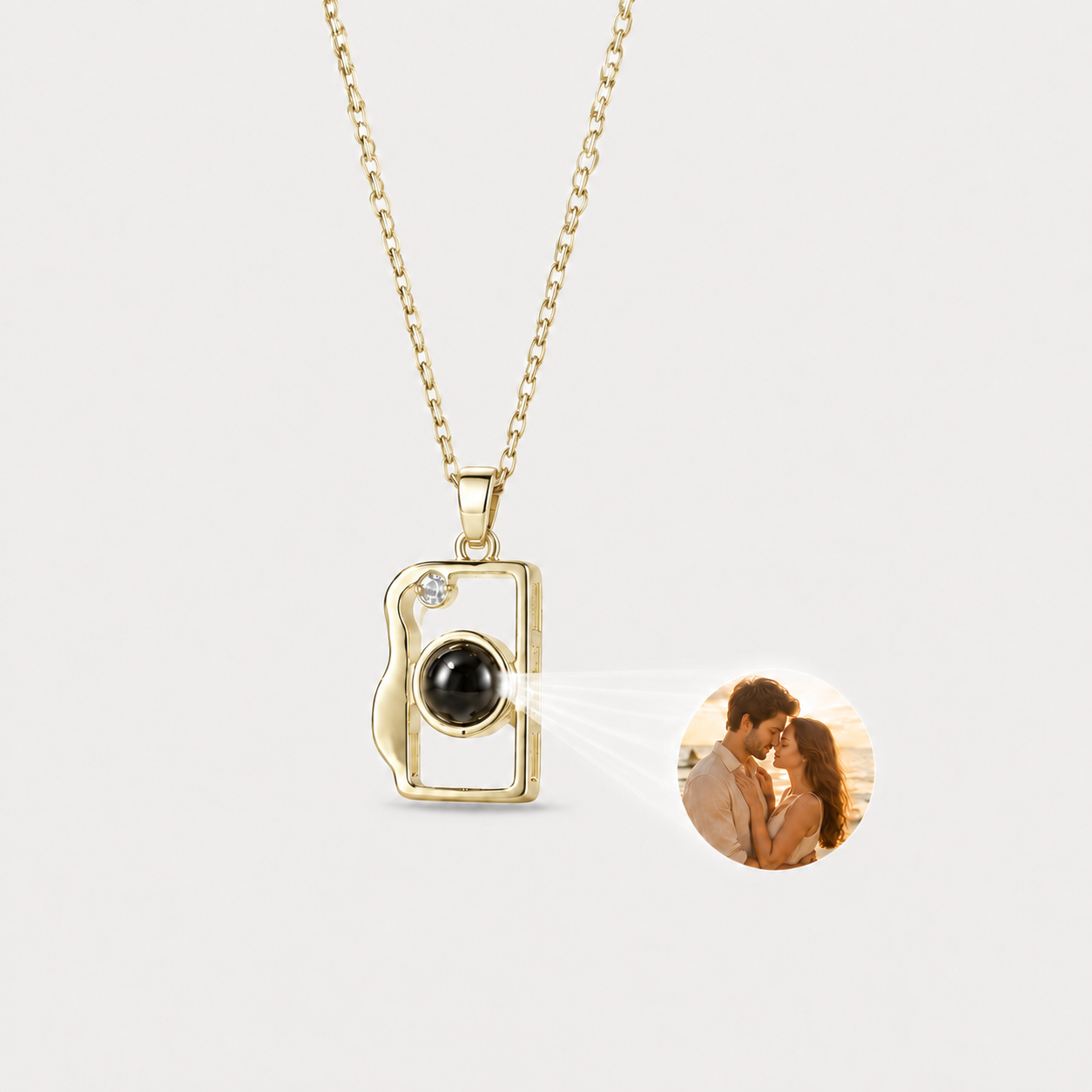 Collar Cámara con Foto de Proyección Personalizada