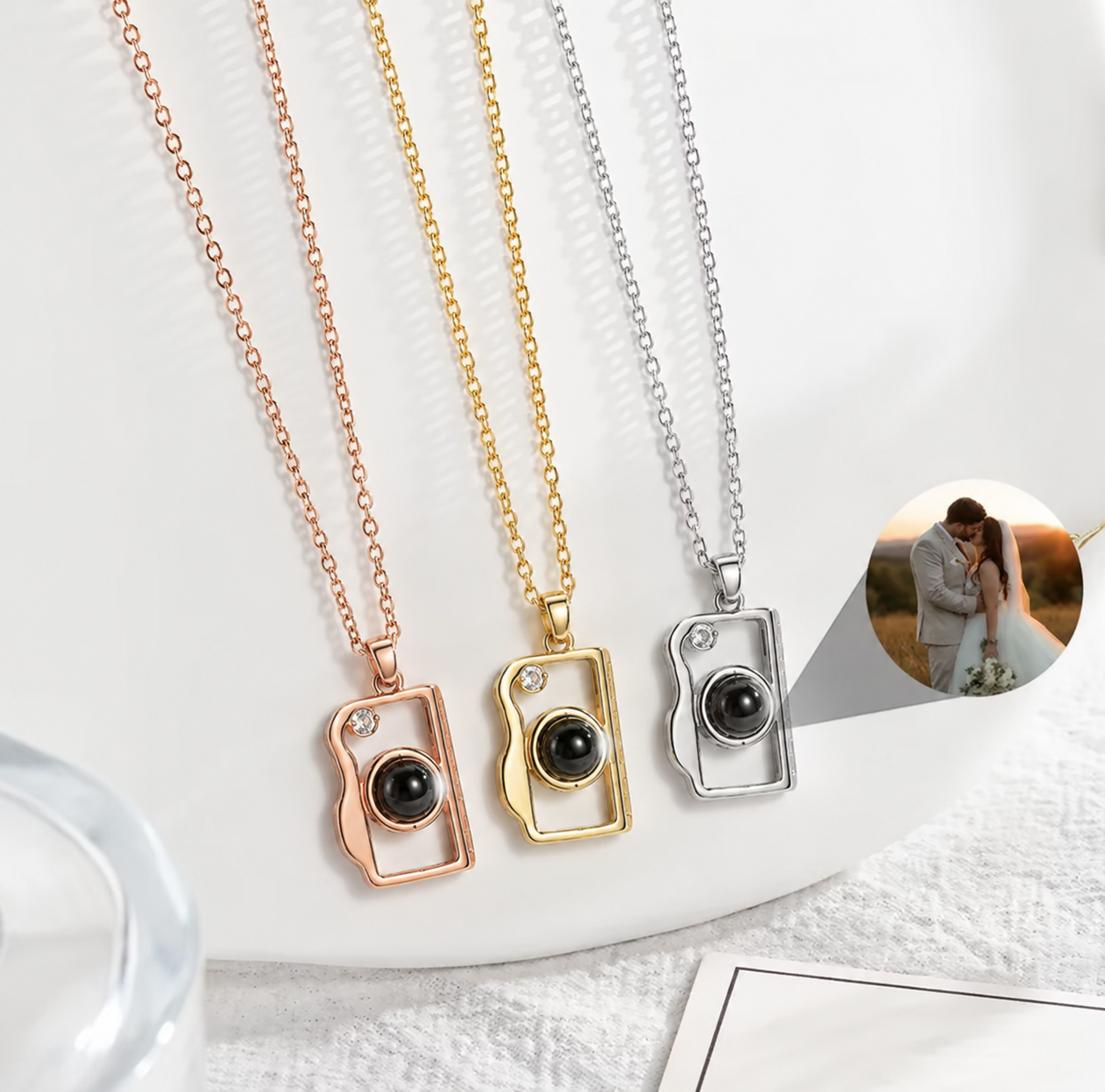 Collar Cámara con Foto de Proyección Personalizada