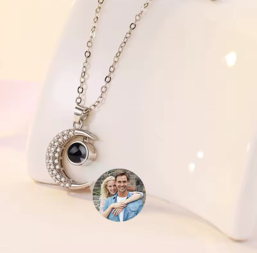 Collar con foto "Luna Miel"