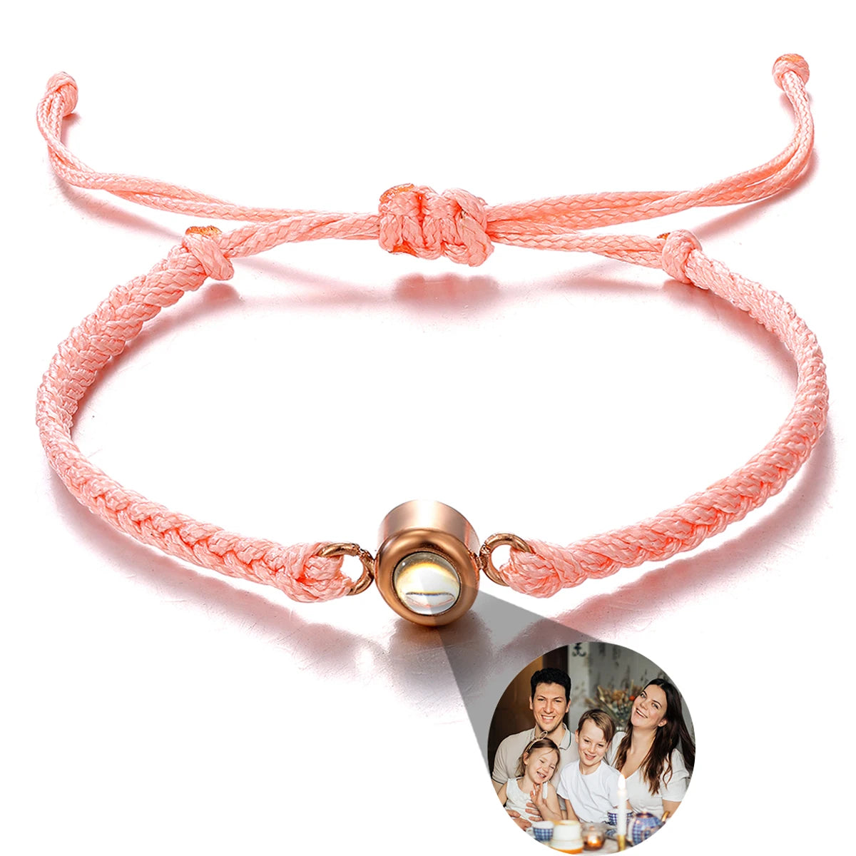 Pulsera con foto de proyección