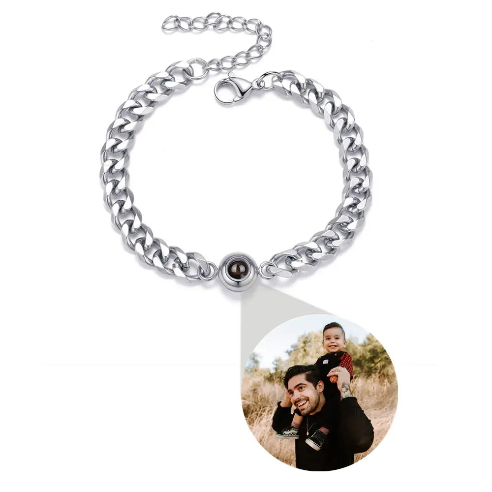 Brazalete con foto de proyección personalizada