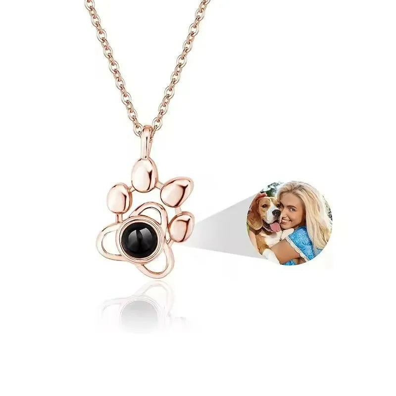 Collar con Foto Pet Love Huellas