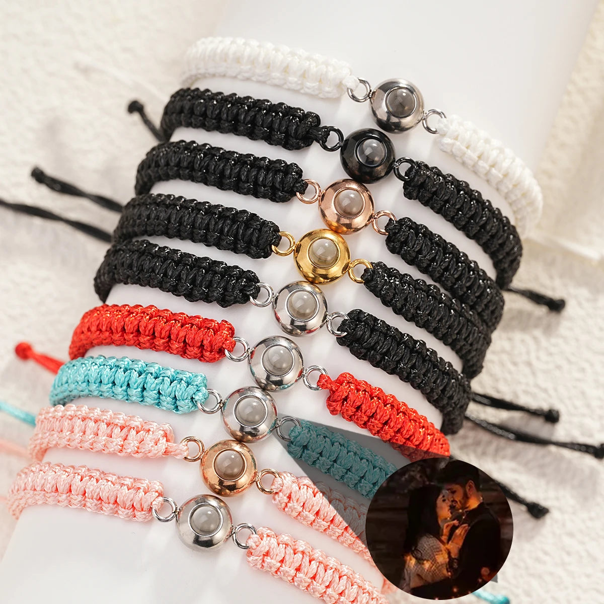 Pulsera con foto de proyección