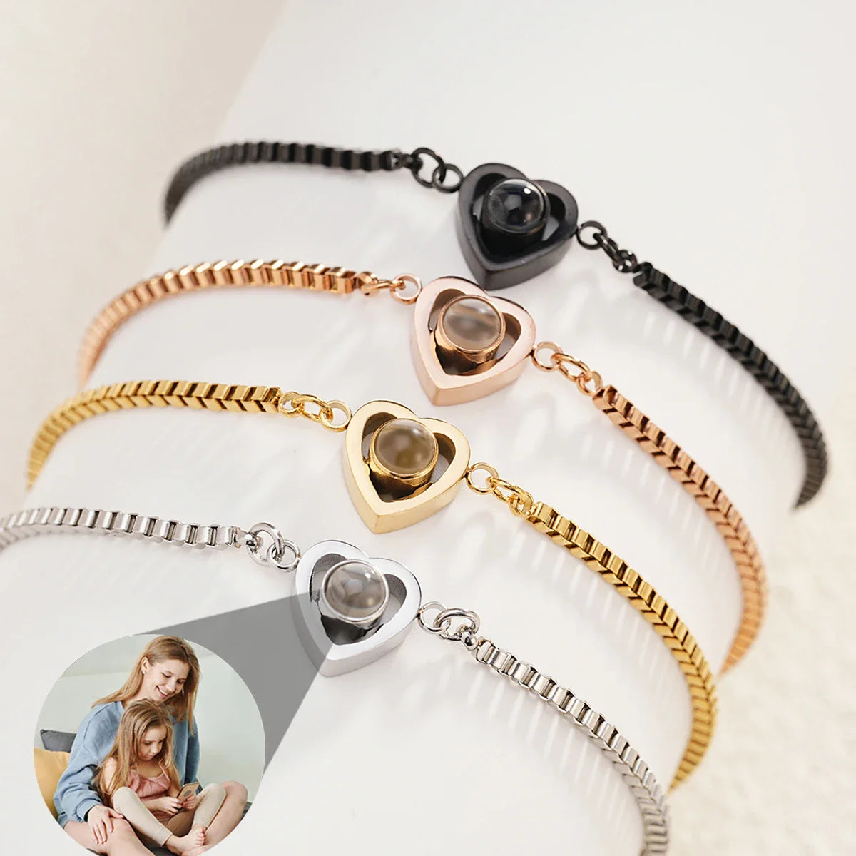 Brazalete con foto de proyección personalizada
