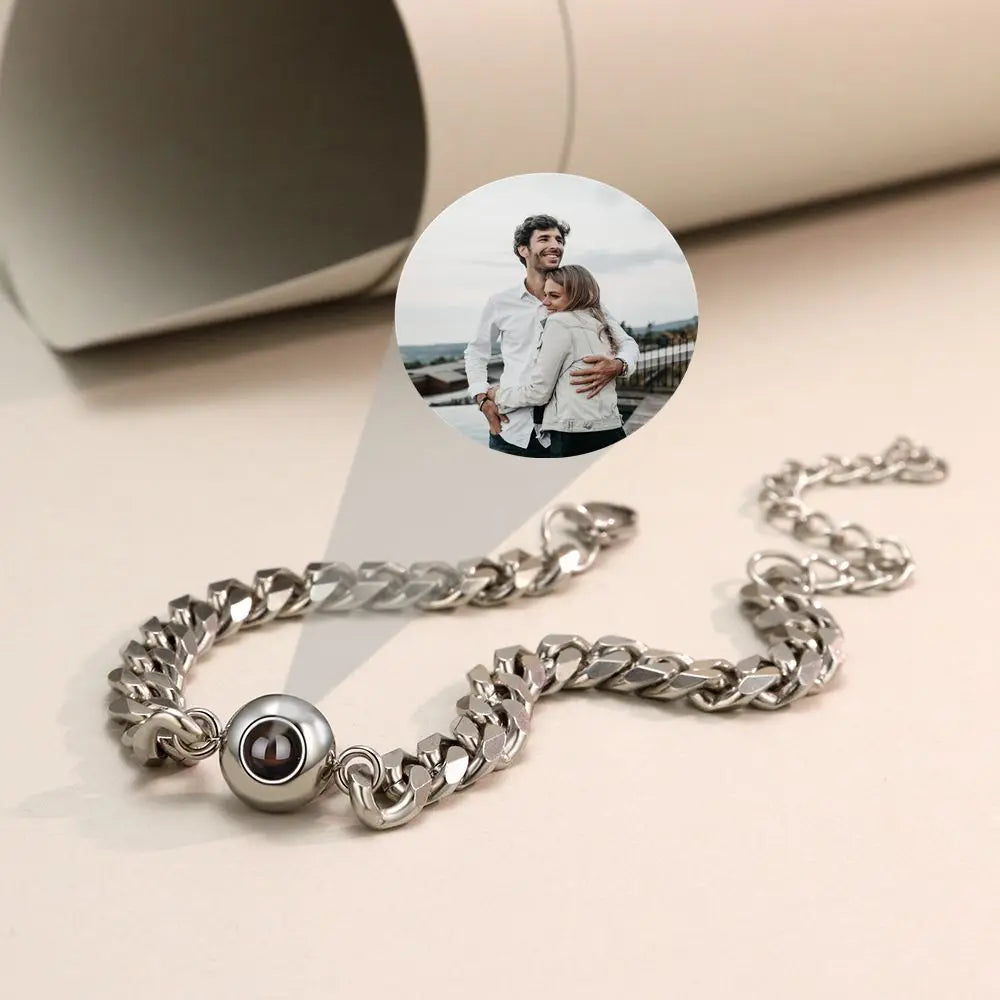 Brazalete con foto de proyección personalizada