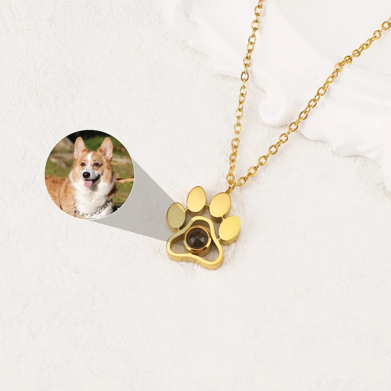 Collar con foto de proyección personalizada