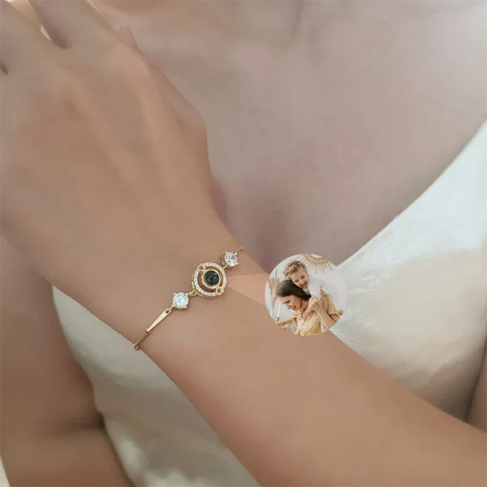 Brazalete con foto de proyección