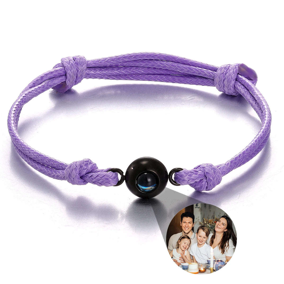 Pulsera con foto de proyección