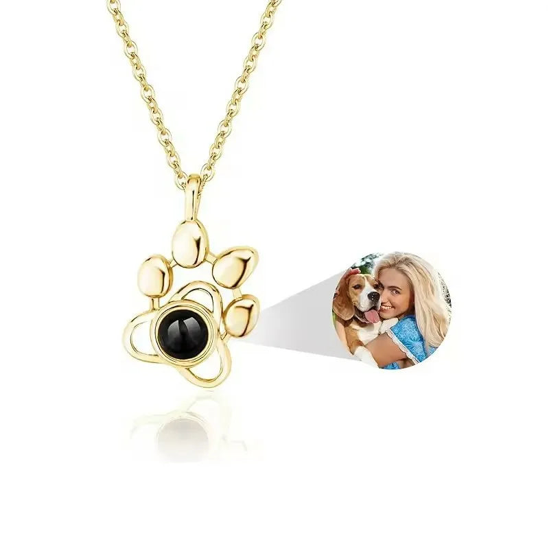 Collar con Foto Pet Love Huellas