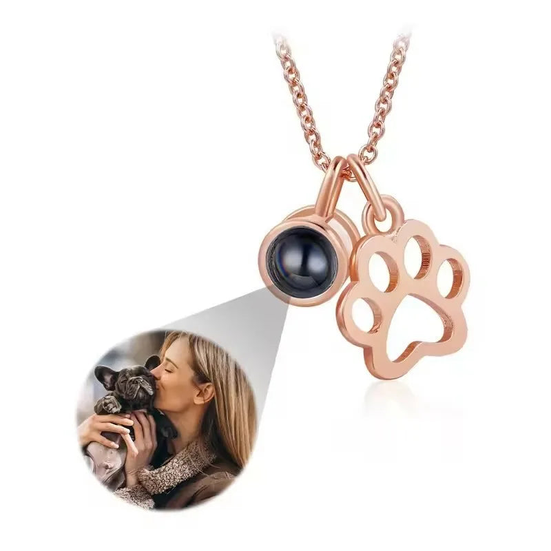 Collar con Foto Pet Love Huellas