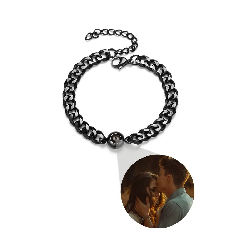 Brazalete con foto de proyección personalizada