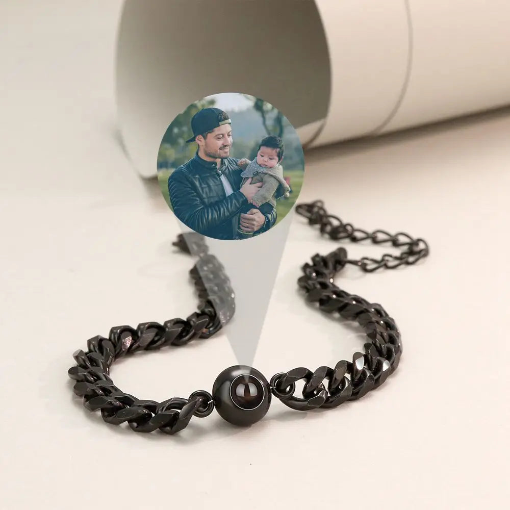 Brazalete con foto de proyección personalizada