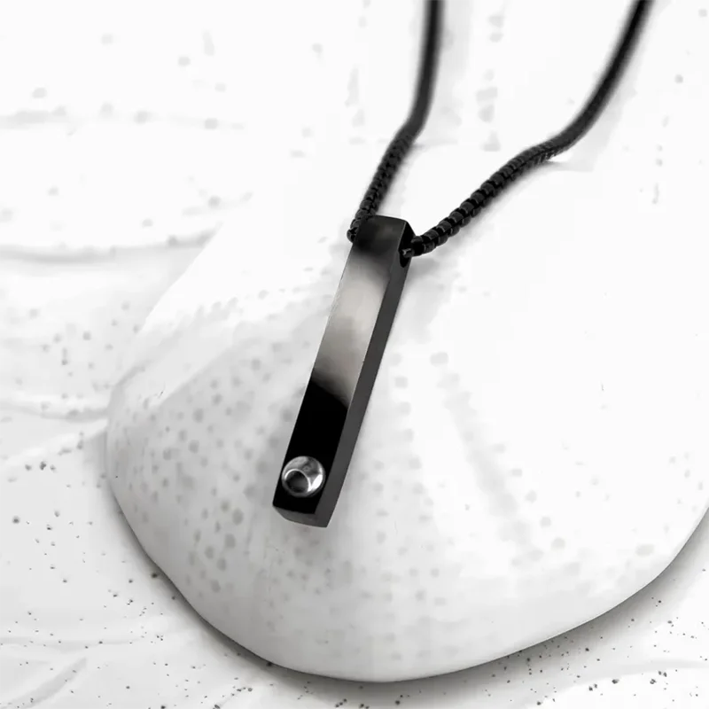 Collar de Barra Recta con Foto Personalizada y Proyección