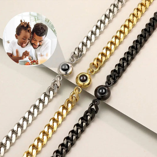 Brazalete con foto de proyección personalizada