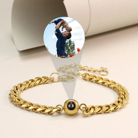 Brazalete con foto de proyección personalizada