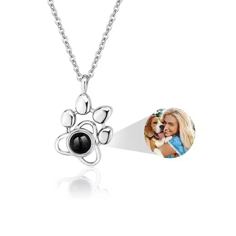 Collar con Foto Pet Love Huellas
